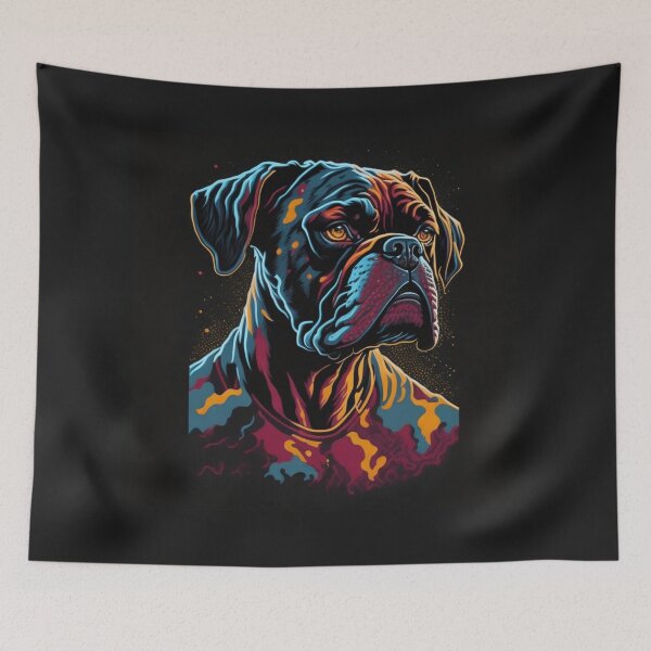 Item preview, Colorful Abstract Art Dog designed and sold by FTS-Studio.