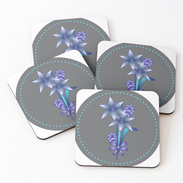 Item preview, Cute blue flower  designed and sold by cosy-style.