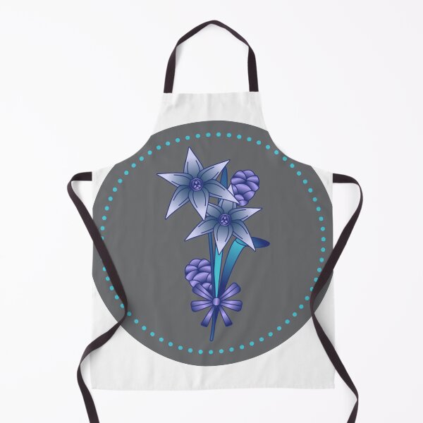 Item preview, Cute blue flower designed and sold by cosy-style.