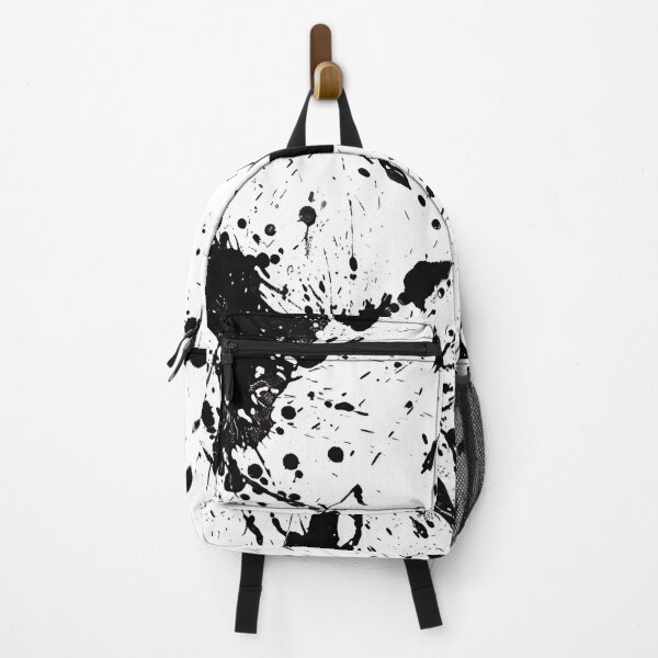Item preview, Tiled Black Paint Splatter Pattern designed and sold by dcrc.