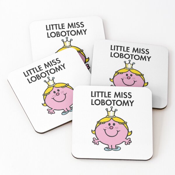 Item preview, Little Miss Lobotomy Funny Design designed and sold by tinytofu.