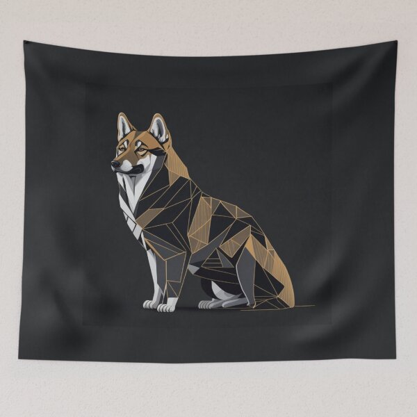 Item preview, Colorful Abstract Art Dog designed and sold by FTS-Studio.
