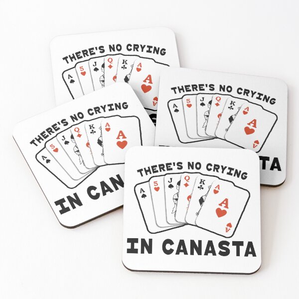 Item preview, There's No Crying In Canasta designed and sold by Angry Swan Designs.