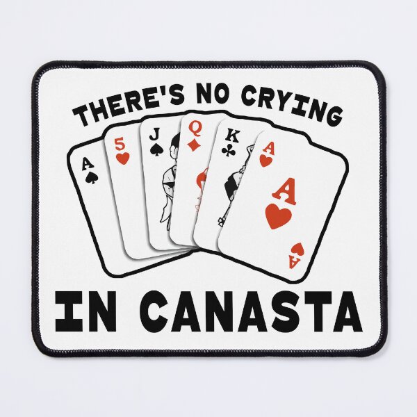 Item preview, There's No Crying In Canasta designed and sold by Angry Swan Designs.