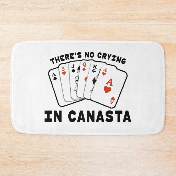 Item preview, There's No Crying In Canasta designed and sold by Angry Swan Designs.