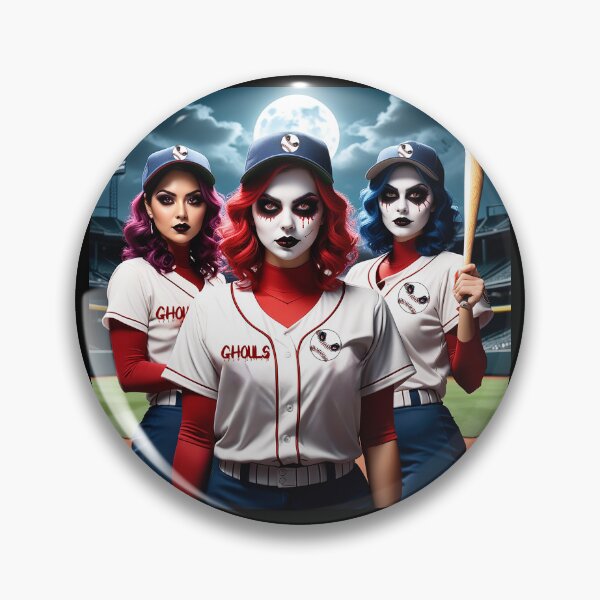 Item preview, Ghouls - Female Baseball Team designed and sold by FatCatStudios.