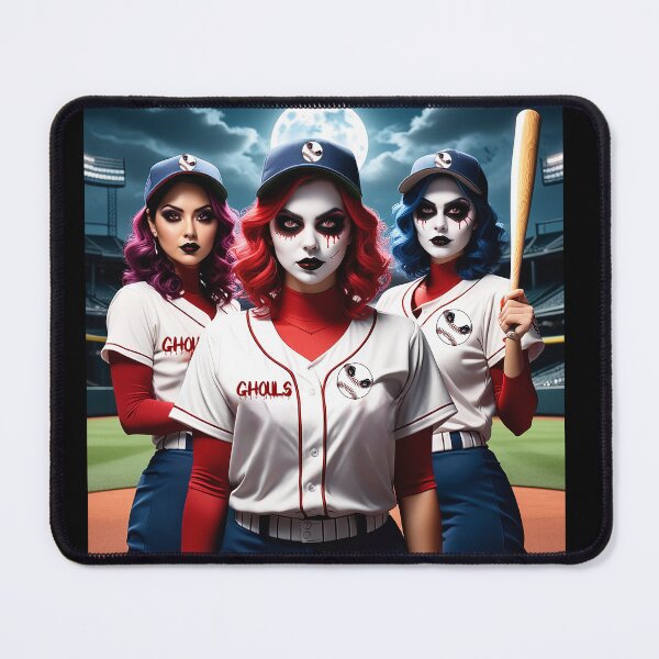 Item preview, Ghouls - Female Baseball Team designed and sold by FatCatStudios.