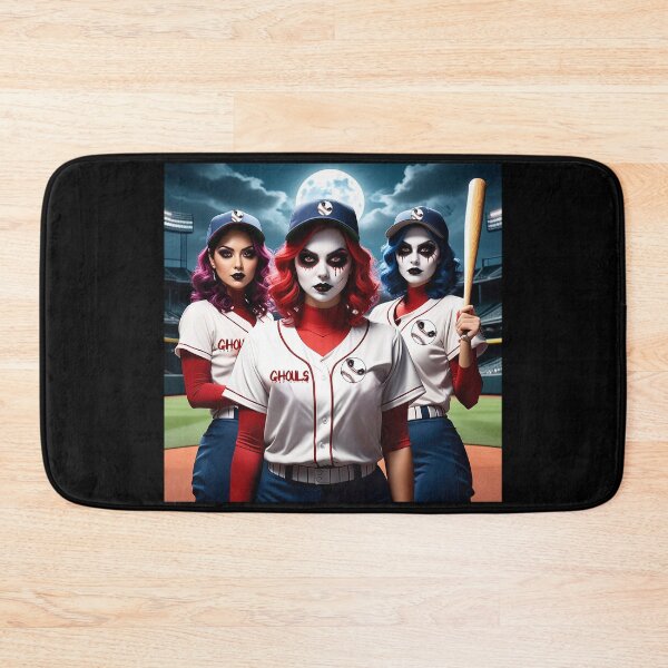 Artikelvorschau, Ghouls – Weibliches Baseballteam entworfen und verkauft von FatCatStudios.