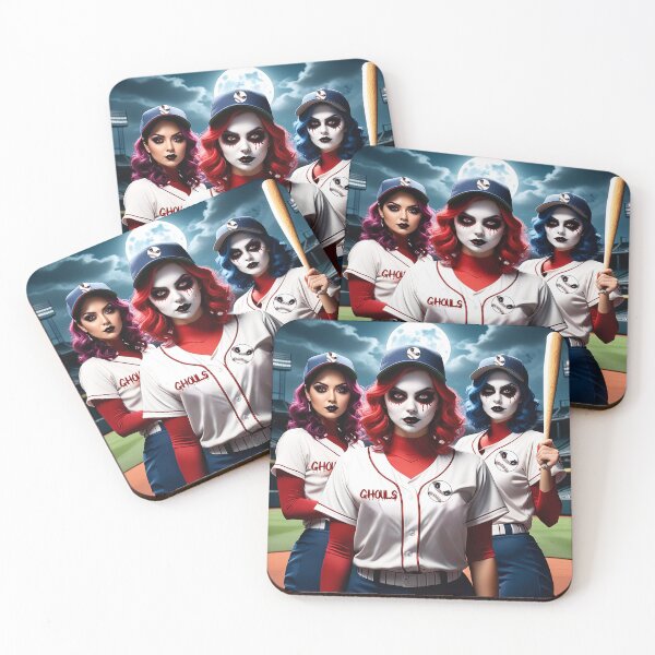 Item preview, Ghouls - Female Baseball Team designed and sold by FatCatStudios.