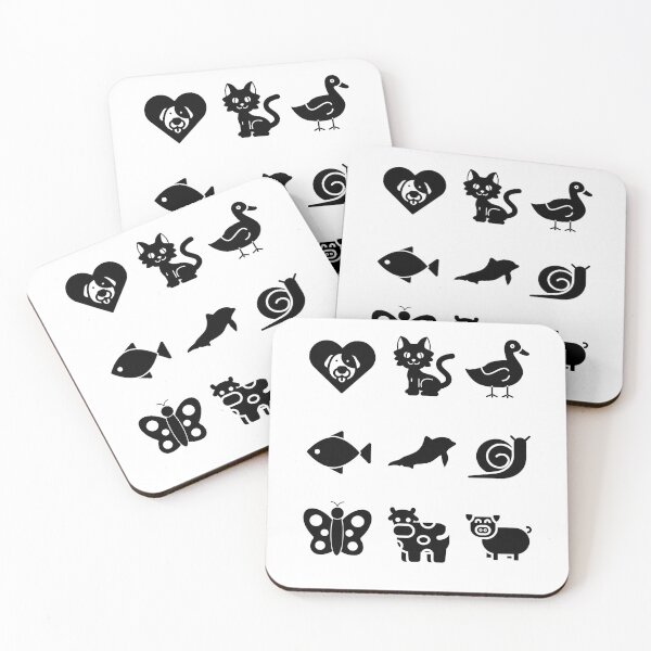 Item preview, Animal stickers 3x3 designed and sold by DreamsDreamed.
