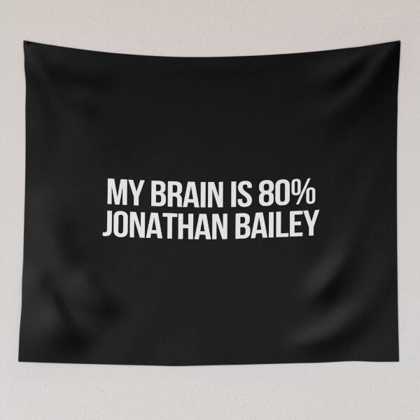 Item preview, My Brain is 80% Jonathan Bailey designed and sold by 2000sbabyangel.