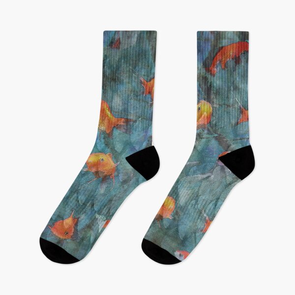 Item preview, Modern Abstract Colorful Fish Art designed and sold by Cuteanimalgifts.