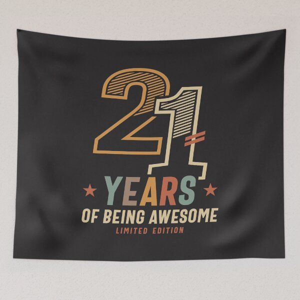 Item preview, 21 Years Of Being Awesome 2003 21st Birthday designed and sold by cidolopez.