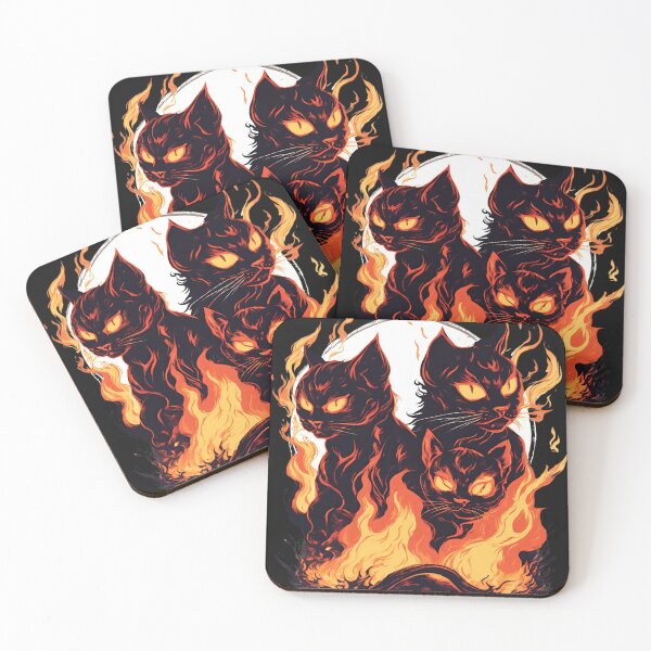 Item preview, My Inner Demons Hell Cats v2 designed and sold by Tomasz C.