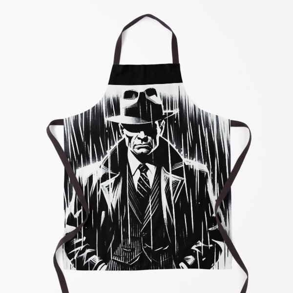 Item preview, Noir Gangster in the Rain [Vintage, Retro] designed and sold by RESToRAPTOR.