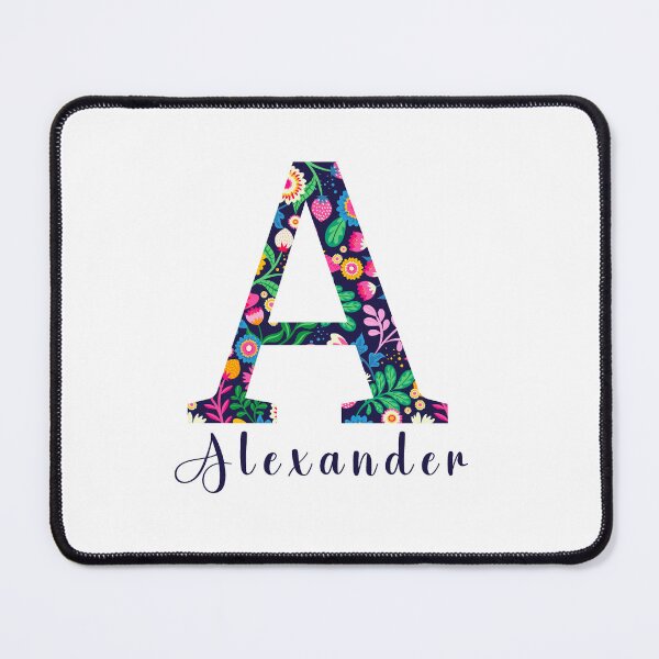 Item preview, Alexander - Letter and flowers designed and sold by Anto59290.