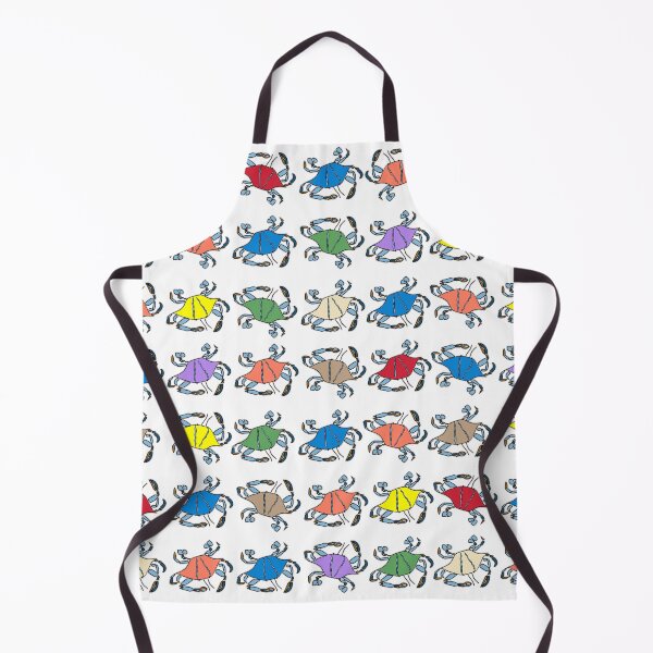 Item preview, Blue crabs, crabs, crustacean art, blue crab art, water life, ocean life, sea life, animal and wildlife art, colorful animal patterns designed and sold by Colleen Macomber.