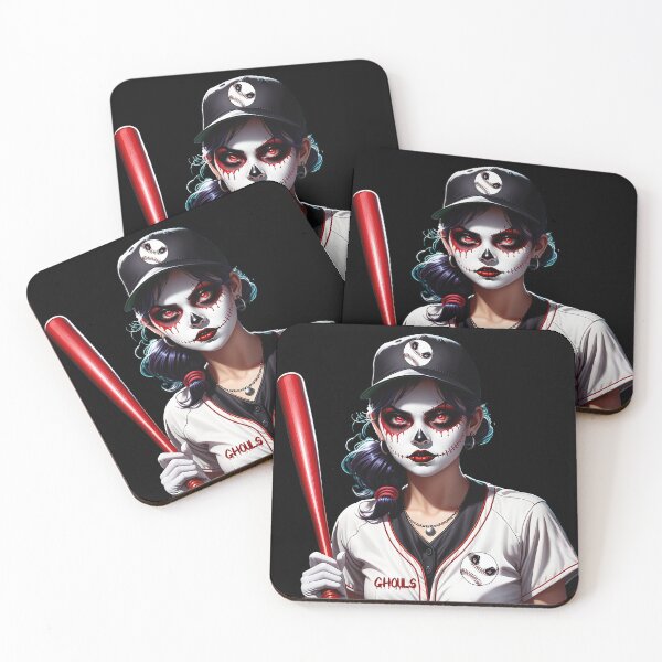 Item preview, Ghouls - Female Baseball Team designed and sold by FatCatStudios.
