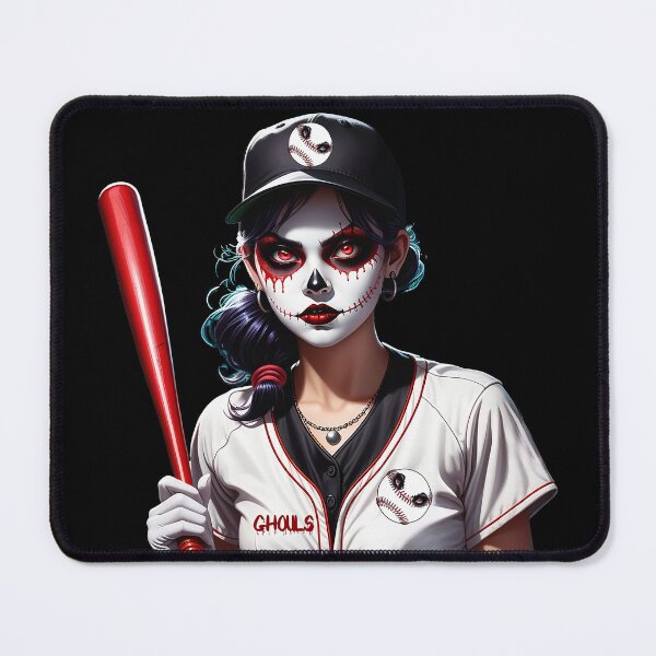 Artikelvorschau, Ghouls – Weibliches Baseballteam entworfen und verkauft von FatCatStudios.