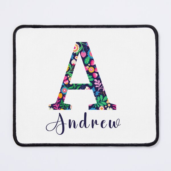 Item preview, Andrew - Letter and flowers designed and sold by Anto59290.