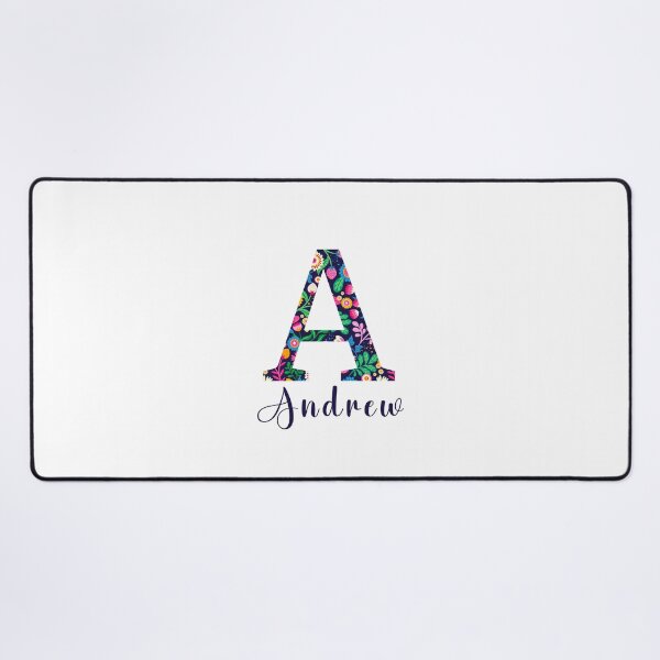 Item preview, Andrew - Letter and flowers designed and sold by Anto59290.