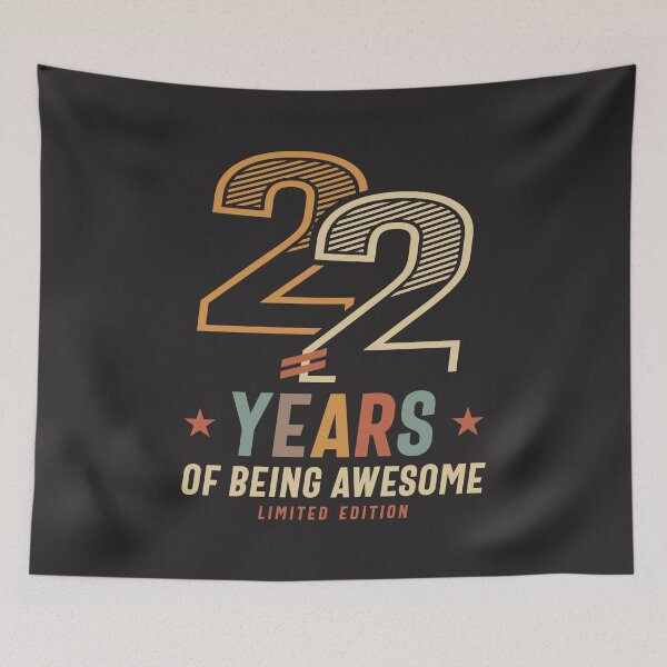Item preview, 22 Years Of Being Awesome 2002 22nd Birthday  designed and sold by cidolopez.
