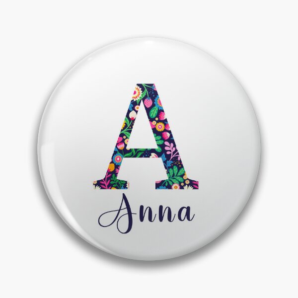 Item preview, Anna - Letter and flowers designed and sold by Anto59290.