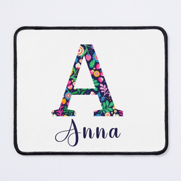 Item preview, Anna - Letter and flowers designed and sold by Anto59290.