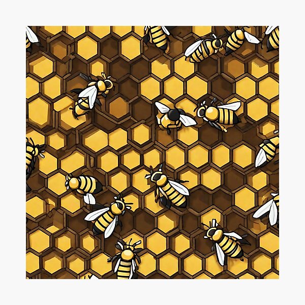 Artikelvorschau, Cartoon-Bienen in einem Bienenstock! entworfen und verkauft von CTC3.