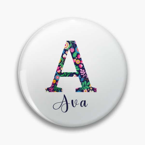 Item preview, Ava - Letter and flowers designed and sold by Anto59290.