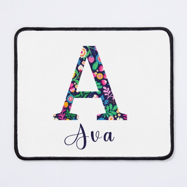 Item preview, Ava - Letter and flowers designed and sold by Anto59290.