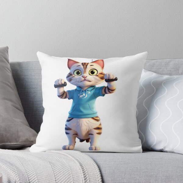 Artikelvorschau, Katze im Fitnessstudio entworfen und verkauft von luckybirds.