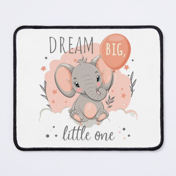 Item preview, dream big little one cute elephant designed and sold by EanayarDesigns.