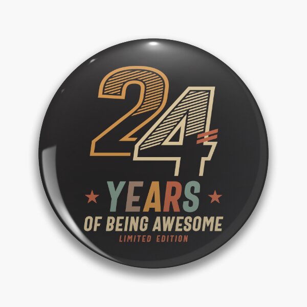 Item preview, 24 Years Of Being Awesome 2000 24th Birthday designed and sold by cidolopez.