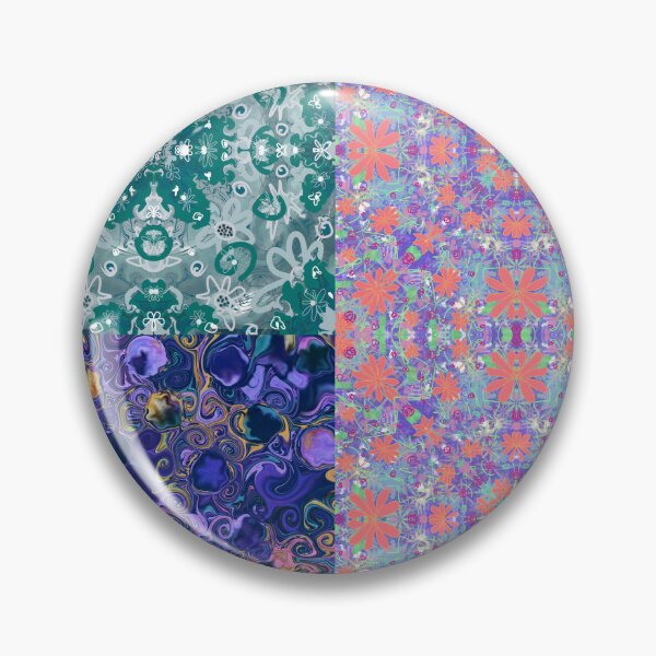 Item preview, patchwork floral pattern designed and sold by Flowersonstuff.
