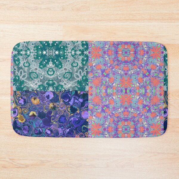 Item preview, patchwork floral pattern designed and sold by Flowersonstuff.