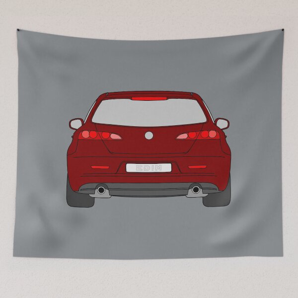 Item preview, Alfa Romeo 159 SW rear view wine red designed and sold by EdimDesign.
