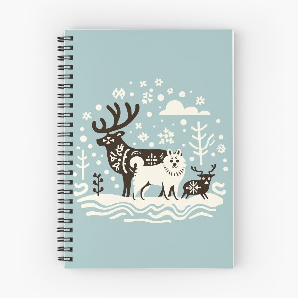 Item preview, Finnish Lapphund Reindeers Herder, Folk Style Illustration designed and sold by printmala.