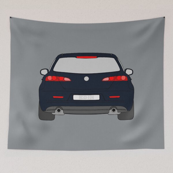 Item preview, Alfa Romeo 159 SW rear view dark blue designed and sold by EdimDesign.