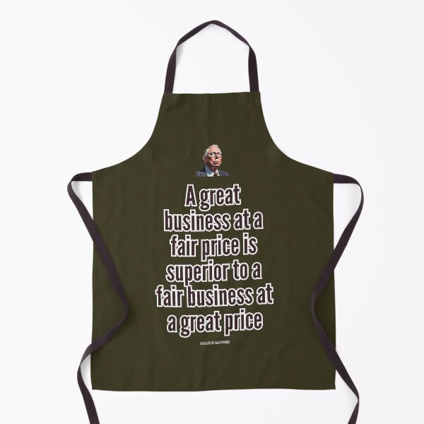 Item preview, A great business at a fair price is superior to a fair business at a great price, Charlie Munger Quote Variation designed and sold by VarnaChitra.