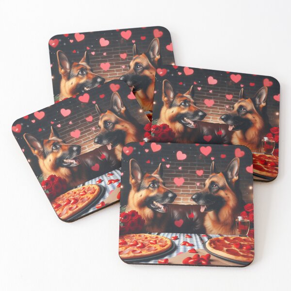 Item preview, German Shepherds love more than pizza designed and sold by westendkel.