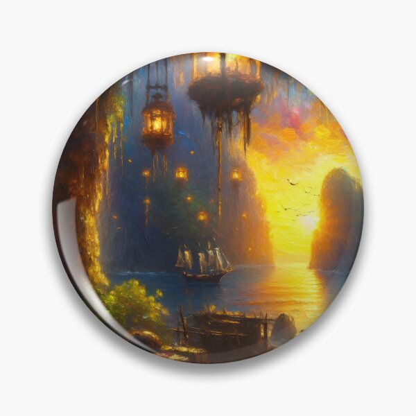 Item preview, Lanterns of the Hidden Cove designed and sold by RobertMartinArt.