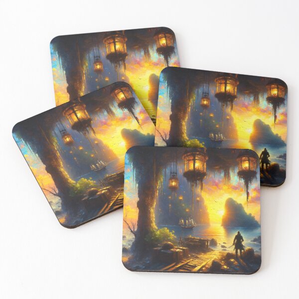 Item preview, Lanterns of the Hidden Cove designed and sold by RobertMartinArt.