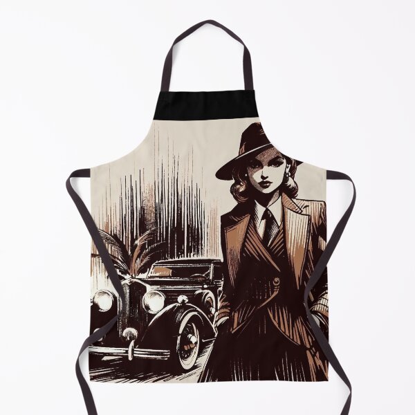 Item preview, Noir Gangsta Girl and Car [Vintage, Retro] designed and sold by RESToRAPTOR.