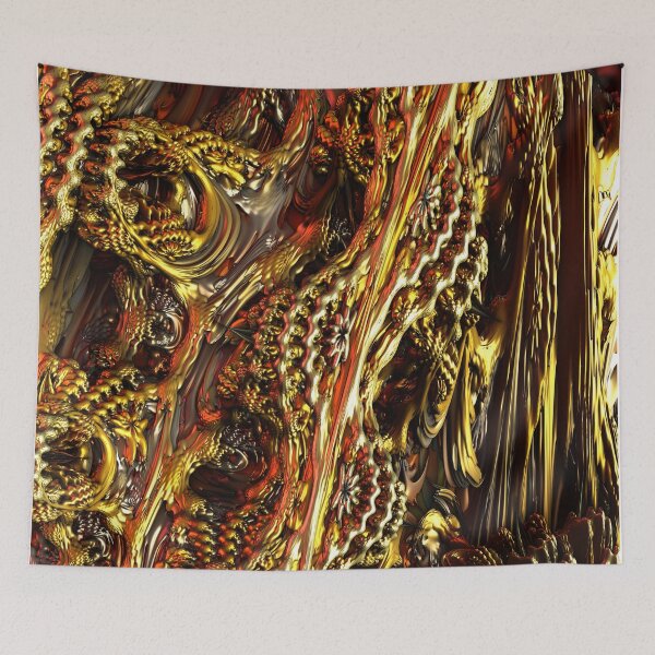 Item preview, Metallic Mandelbulb Fractal Art designed and sold by ChaosEmporium.