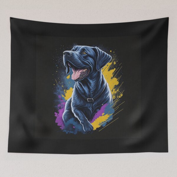 Item preview, Colorful Abstract Art Dog designed and sold by FTS-Studio.