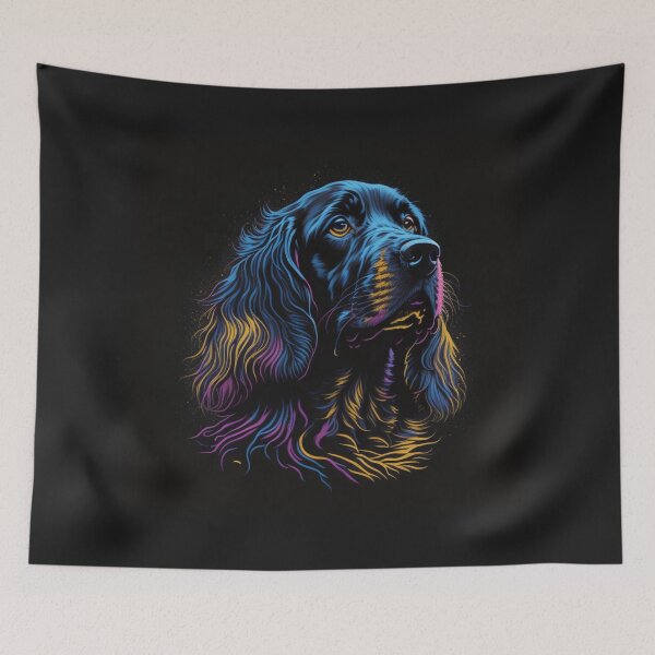 Item preview, Colorful Abstract Art Dog designed and sold by FTS-Studio.