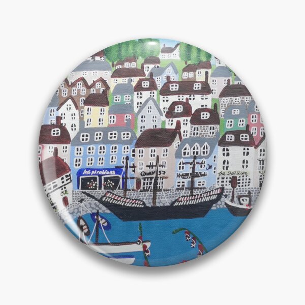 Item preview, Blue Skies in Brixham  designed and sold by ElisaTruemanArt.