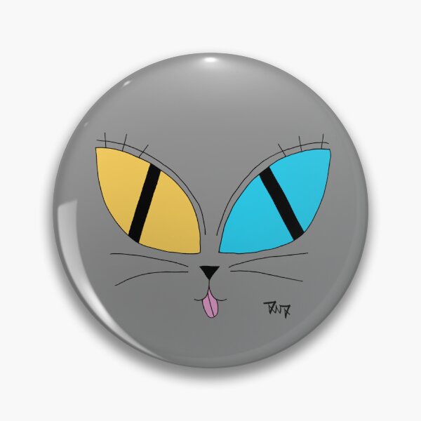 Item preview, Odd-eyed cat designed and sold by piktingki.