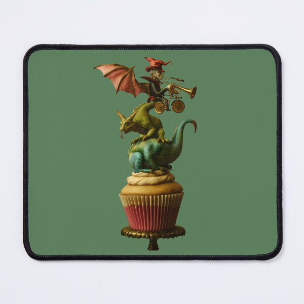 Item preview, Bizarre Crescendo: Cupcake Dragons & Trumpet Vamp designed and sold by AI-Only Creations.